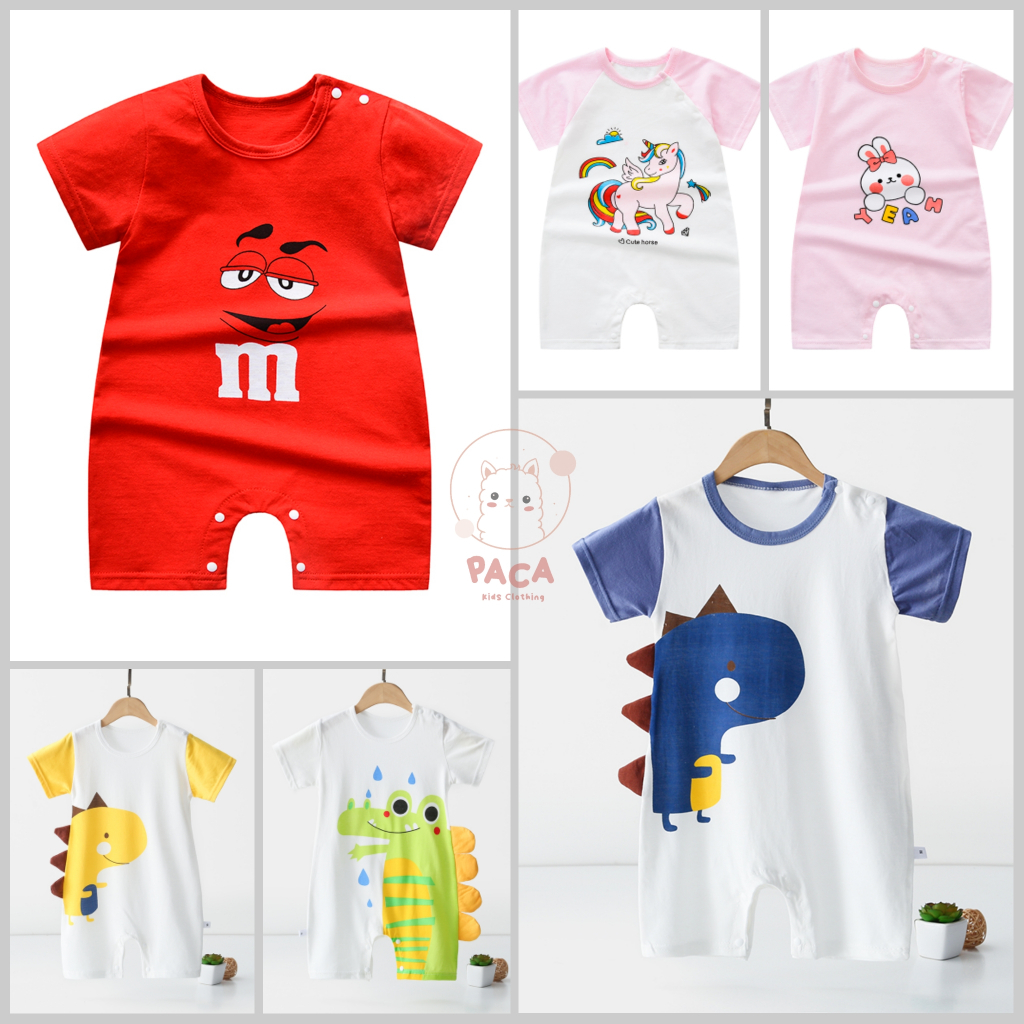Paca Baju Bayi Baju Kodok Import Setelan Jamsuit Laki Laki Perempuan 0-24 Bulan / Kualitas Import