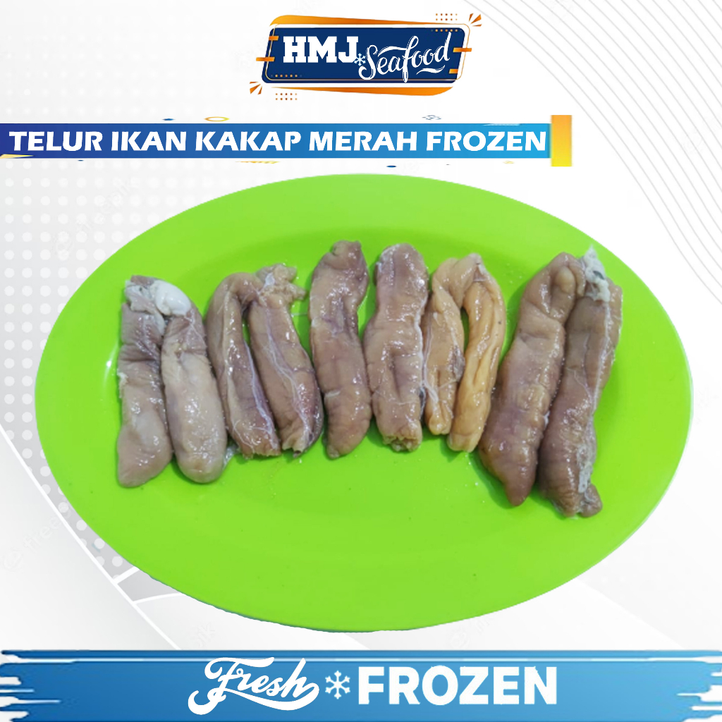 

TELUR IKAN KAKAP MERAH ( TELOR IKAN KAKAP MERAH ) FROZEN - 1 Kilogram