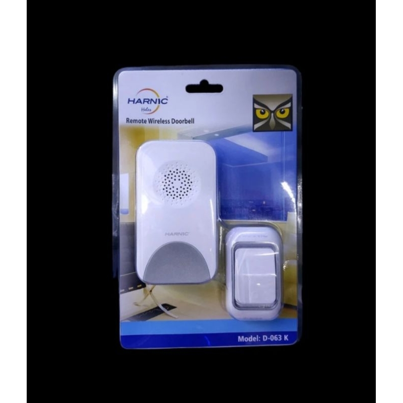 Harnic Heles D063-K Door Bell Wireless - Bel Pintu Tanpa Kabel D 063 K