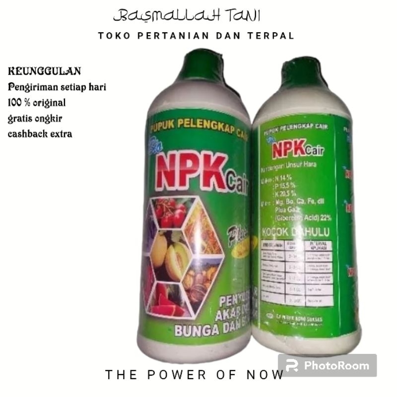 Bio npk cair 500ml dan 1000ml