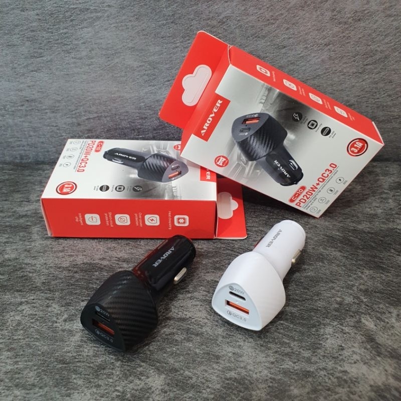 Charger Mobil《AROVER/COD》Car Charger Premium Fast Charging - GARANSI