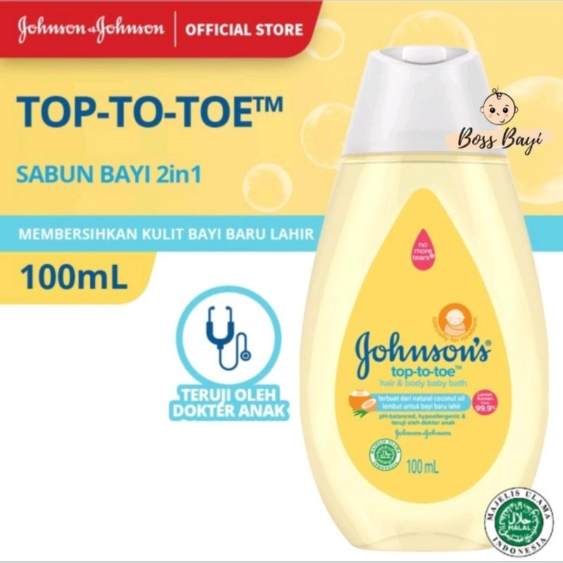 JOHNSONS Baby Top To Toe Wash / Sabun Cair 2in1 Hair &amp; Body Wash