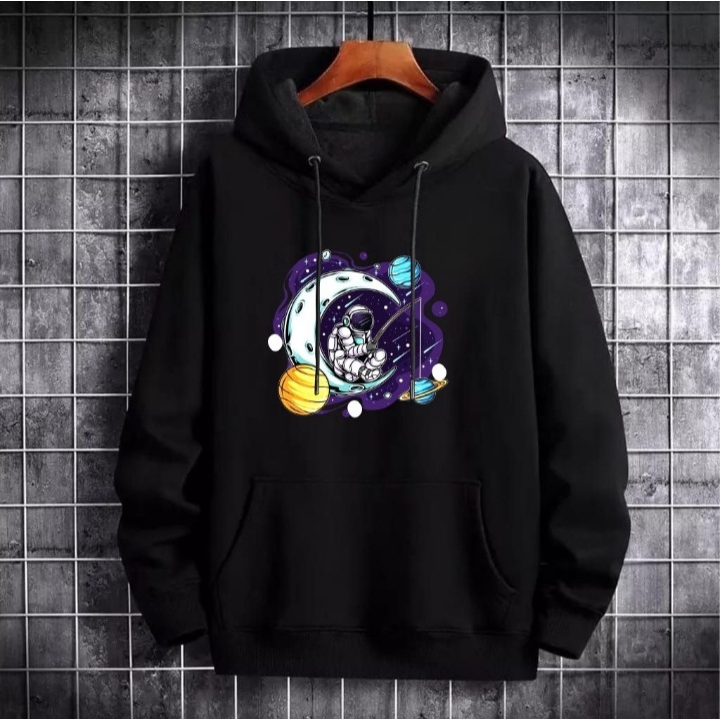 JOSJOLI_STORE/HOODIE SWEATER NINJA SHIBA, ASTRO MOON, MCK, MUSIC, OP ZORO, ANIME TANJIROU, ANIME MIDORIYA/Atasan Pria Dewasa Lengan Panjang/Fit To L