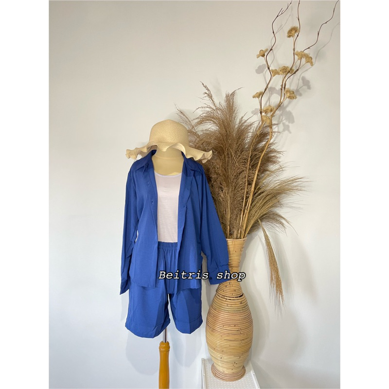 CRINKLE SET - SETELAN WANITA CELANA PENDEK | CRINKLE AIRFLOW PREMIUM