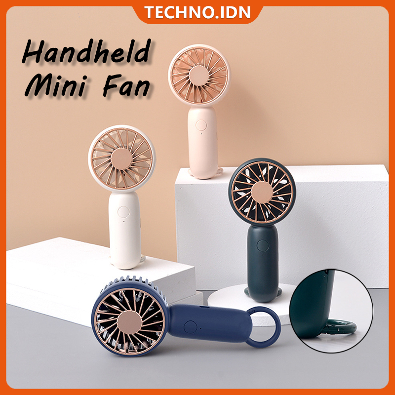 Kipas Angin Portable Mini Fan USB Charging Fan Handheld Silent Desktop Fan