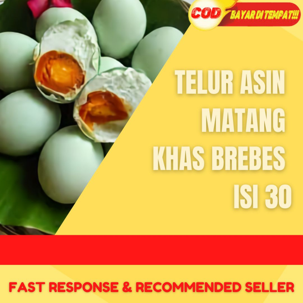 

TELUR ASIN BAKAR DAN REBUS BREBES ASLI MASIR GREAT A DAN B ISI 30 BUTIR