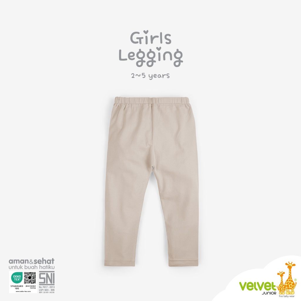 Legging Celana Panjang Anak Perempuan Velvet Solid Color 3 Bulan - 5 Tahun Series 2