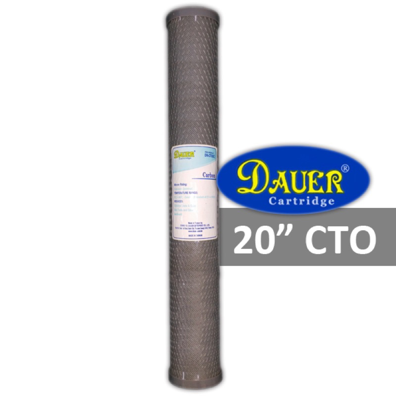CTO Carbon Block 20” Dauer Taiwan / Cartridge Filter Air Karbon Jaring 20 inch