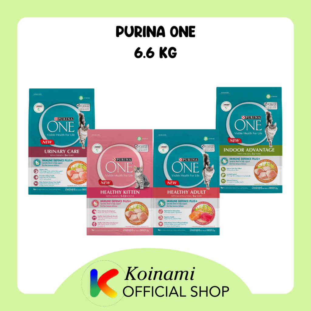 Purina One 6.6 Kg / Makanan Kucing / Kitten / Adult