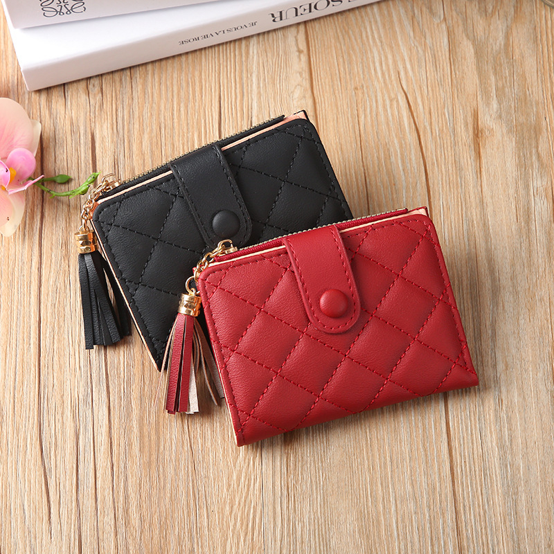 ASIN829 Dompet Wanita Sederhana Dompet Lipat Wanita 2061 Dompet Wanita Fashion Korea Hadiah Dompet Gadis