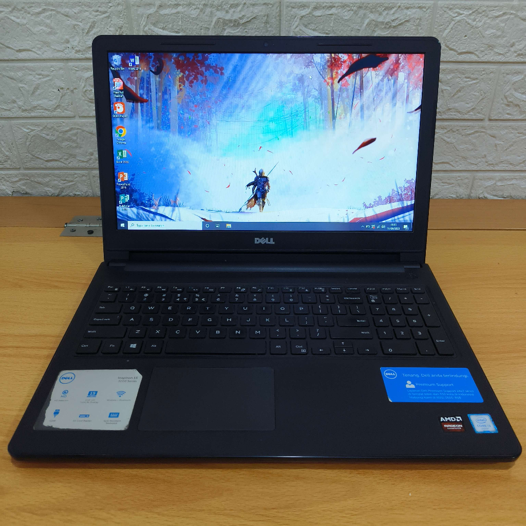 Laptop Dell Inspiron 15 Core i3 Gen 6 RAM 8GB SSD 256GB Dual VGA