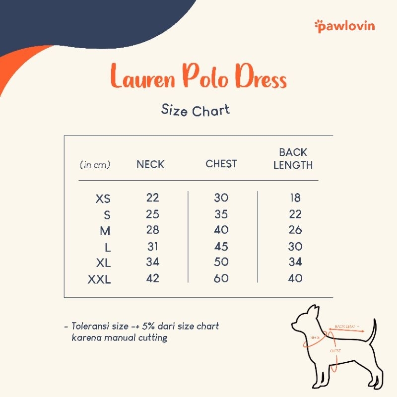 Pawlovin - Baju kucing &amp; Baju Anjing Lauren Polo Dress