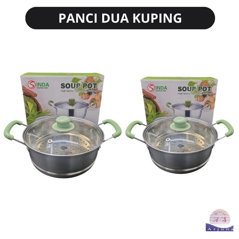 Panci Kukus Stainless Steel Multiguna