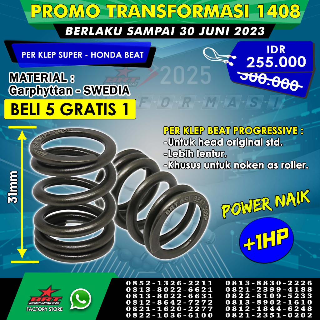 PER KLEP BEAT  PER KLEP SPRING BEAT FI/BEAT POP/GENIO/MIO KARBU/MIO J (PROGRESSIF)