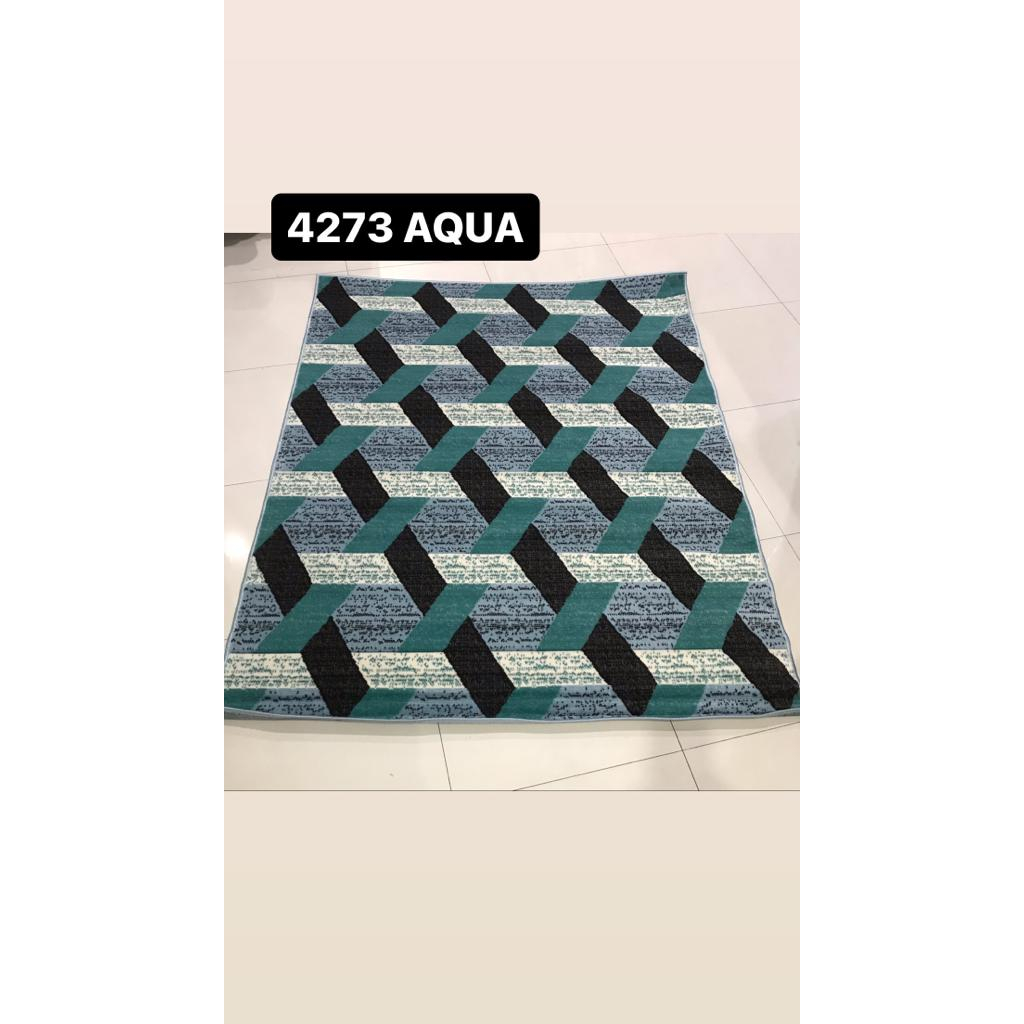 Karpet Lokal Moderno LUXE 160 x 210 cm 4273 Aqua