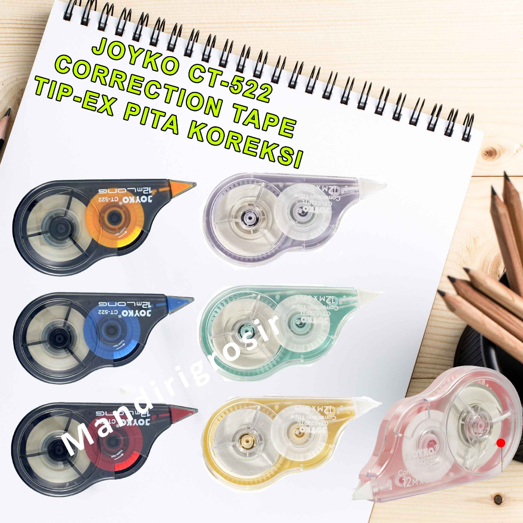 Correction Tape * Joyko Tape * Tipe-Ex Pita Koreksi * CT-522