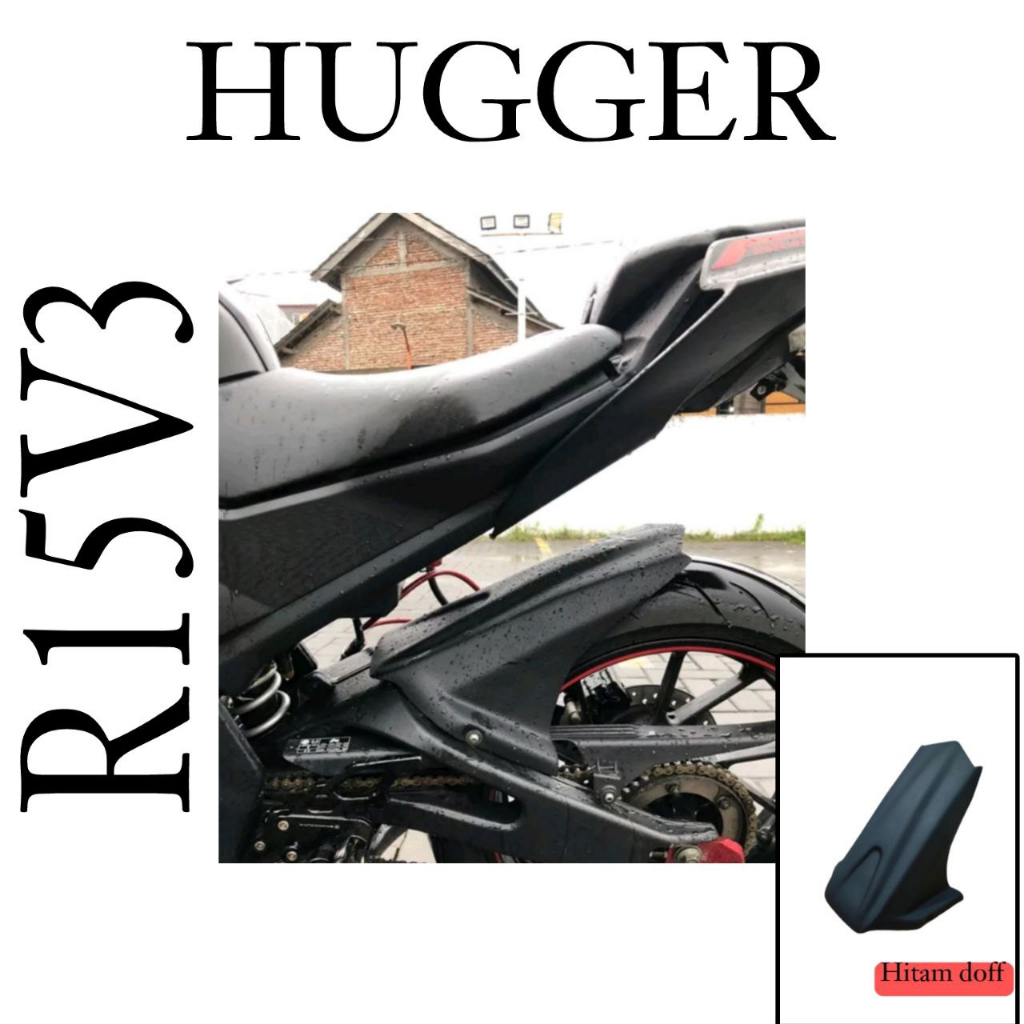 Hugger R15 Spakbor Kolong R15 V3 Model Panjang R15 VVA NEW V3 SPAKBOR BELAKANG R15