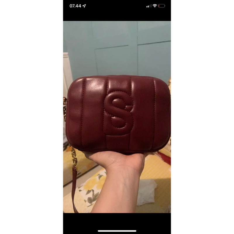 preloved nena bag buttonscarves