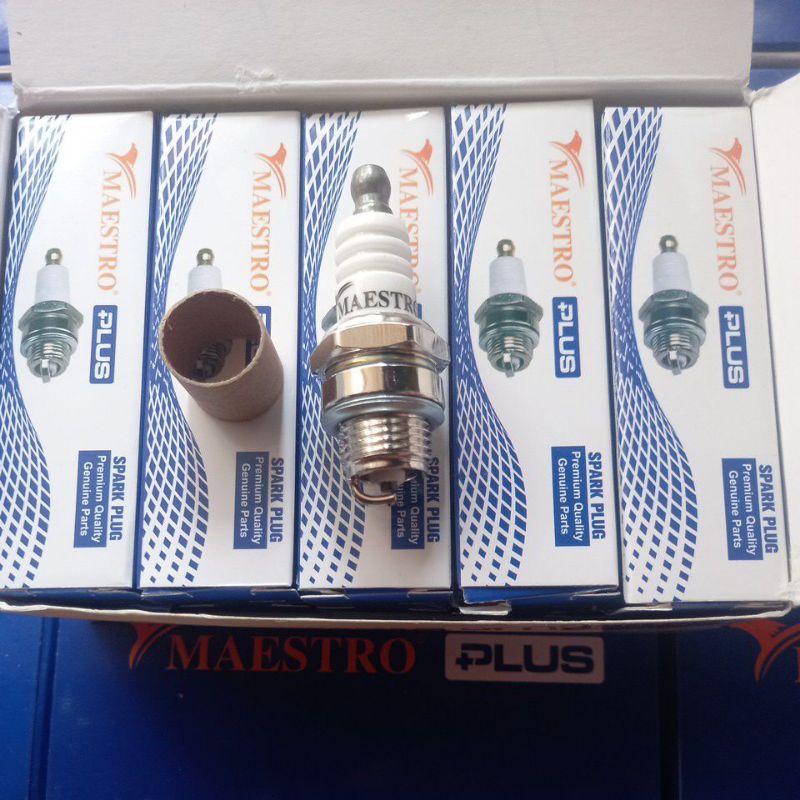 ORIGINAL SPARK PLUG/BUSI MAESTRO PLUS CS6500L UNTUK MESIN GERGAJI KAYU