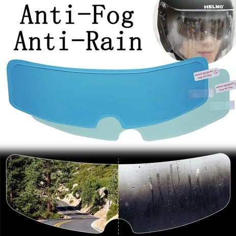 Stiker Anti Fog Kaca Helm Motor Anti Embun Pelindung Lensa Visor Tahan Kabut