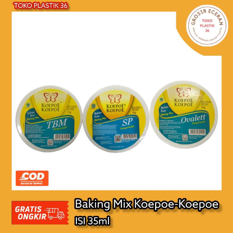 

TokoPlastik36 - Bahan Kue Koepoe-Kopoe Bahan Baking Mix - TBM - SP - Ovalett