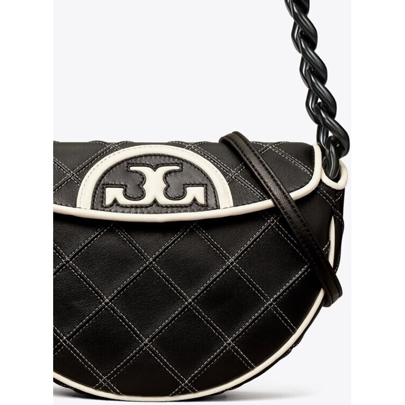 Tory Burch Mini Fleming Soft Crescent Bag TB 143575