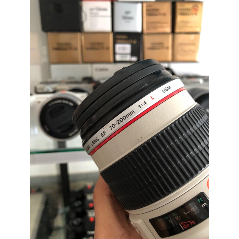 Lensa canon zoom EF 70-200 1:4 L USM