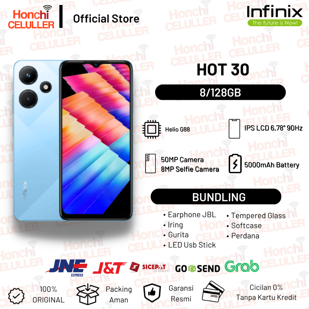 Infinix Hot 30 8/128GB Garansi Resmi Infinix Indonesia