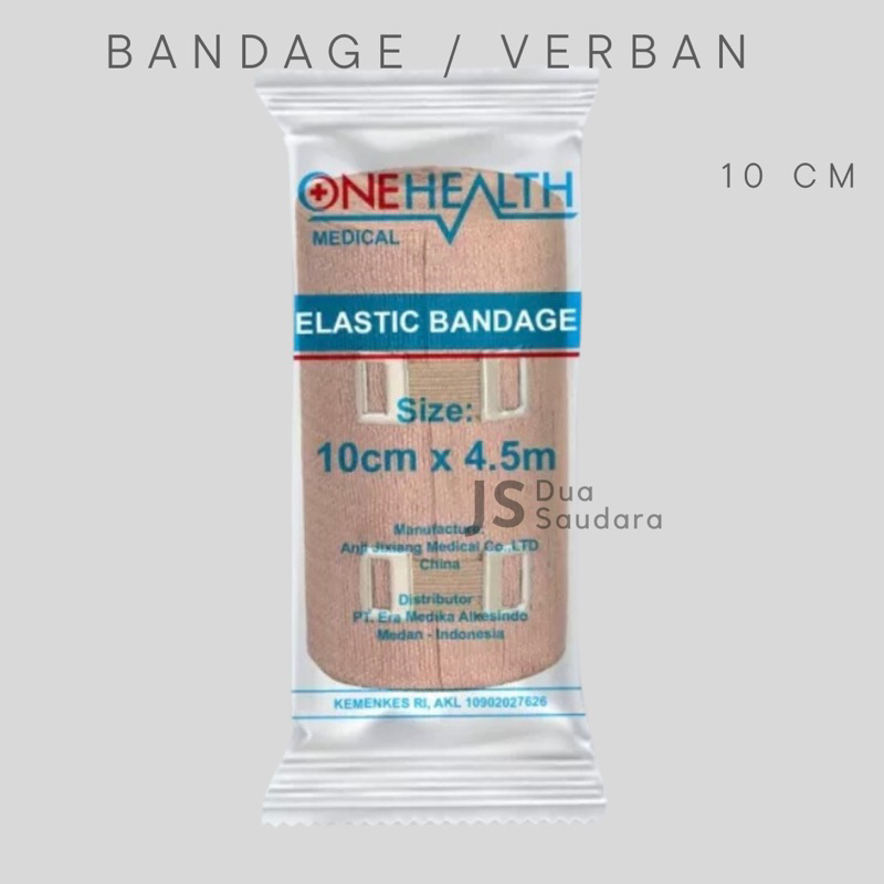 elastic bandage onehealth 10cm 15cm 7.5cm/ verban elastis 10cm / perban elastis 10cm onehealth