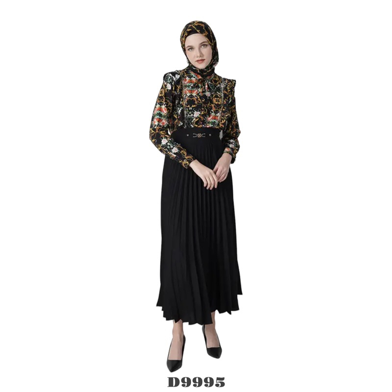 SALE 15% - ABAYA HIKMAT FASHION ORIGINAL D9995
