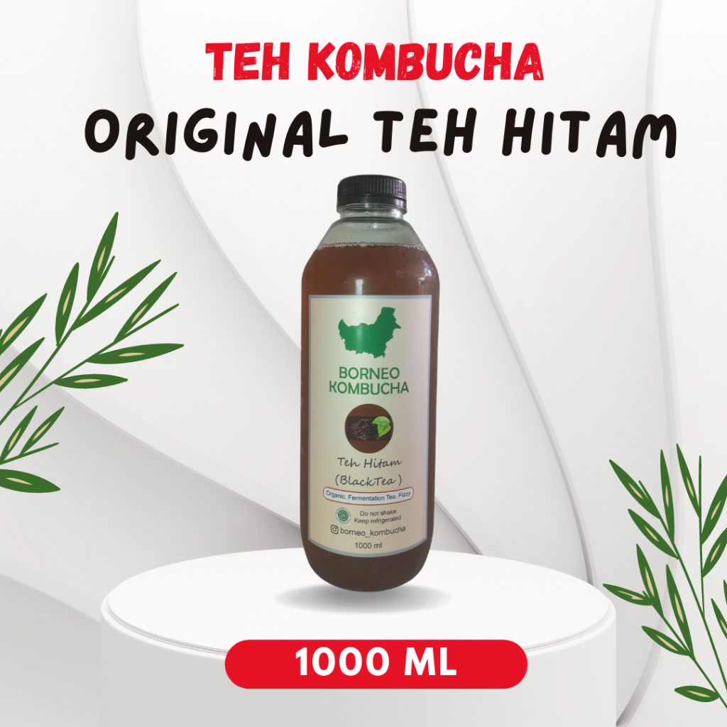 

TEH BORNEO KOMBUCHA ORIGINAL TEH HITAM 1000 mL
