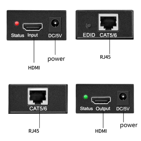 HDMI Extender 120M 4K over Kabel Lan RJ45