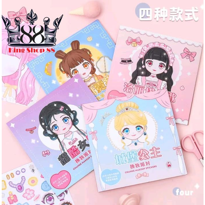 

Buku Stiker Princess Ganti Riasan Wajah/ Change Make Up