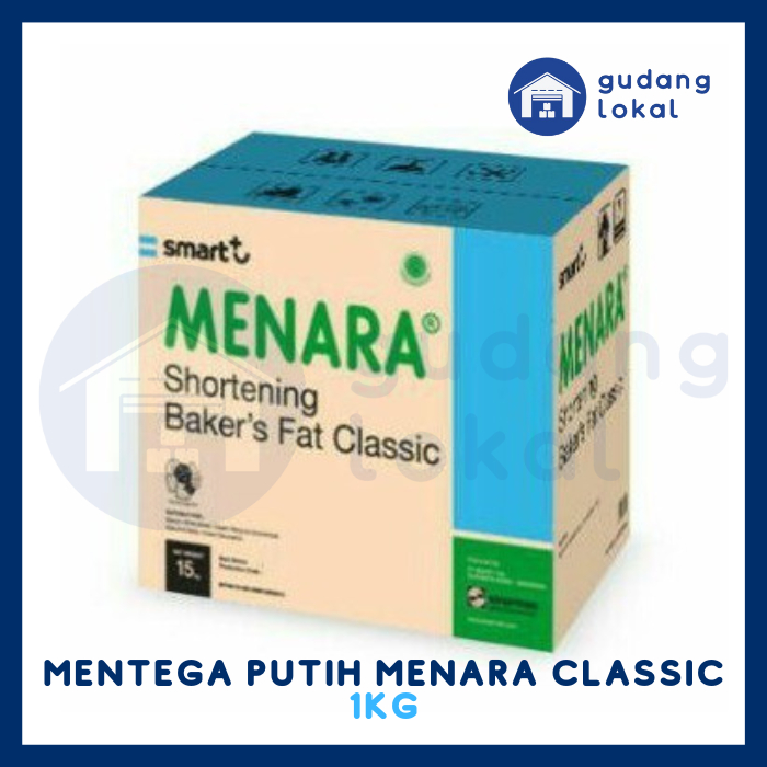 

Menara Classic Mentega Putih 250Gr / 500Gr / 1Kg