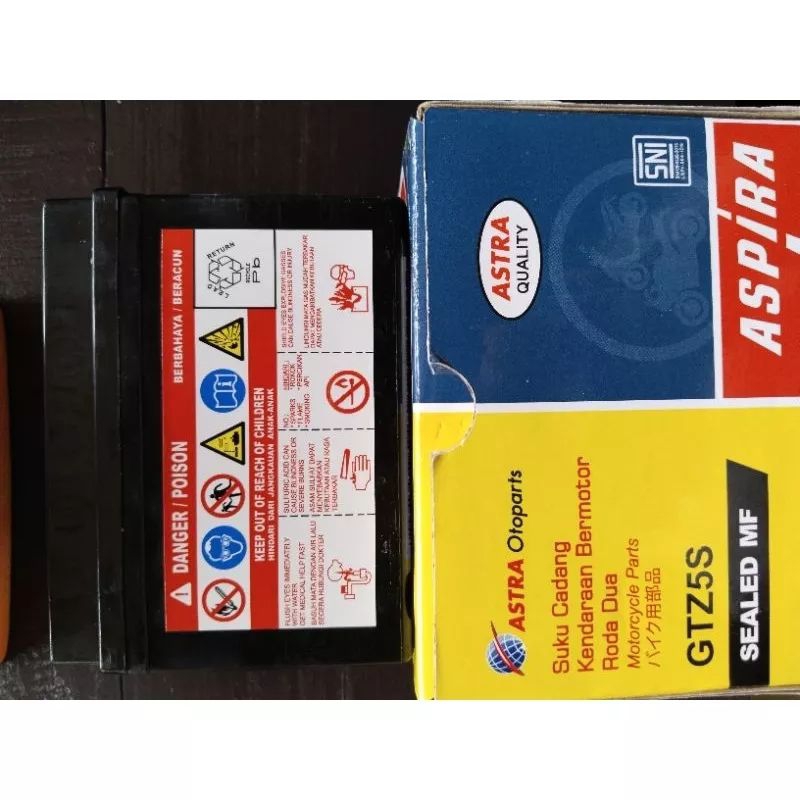 Aki gtz 5S aspira aki sekelas gs astra