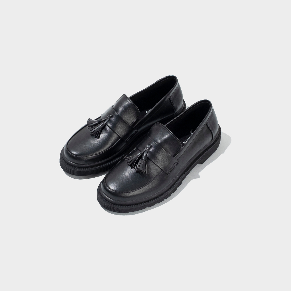 Xcloud x Satmata Sepatu Formal SlipOn Casual Pria NARUNA Black