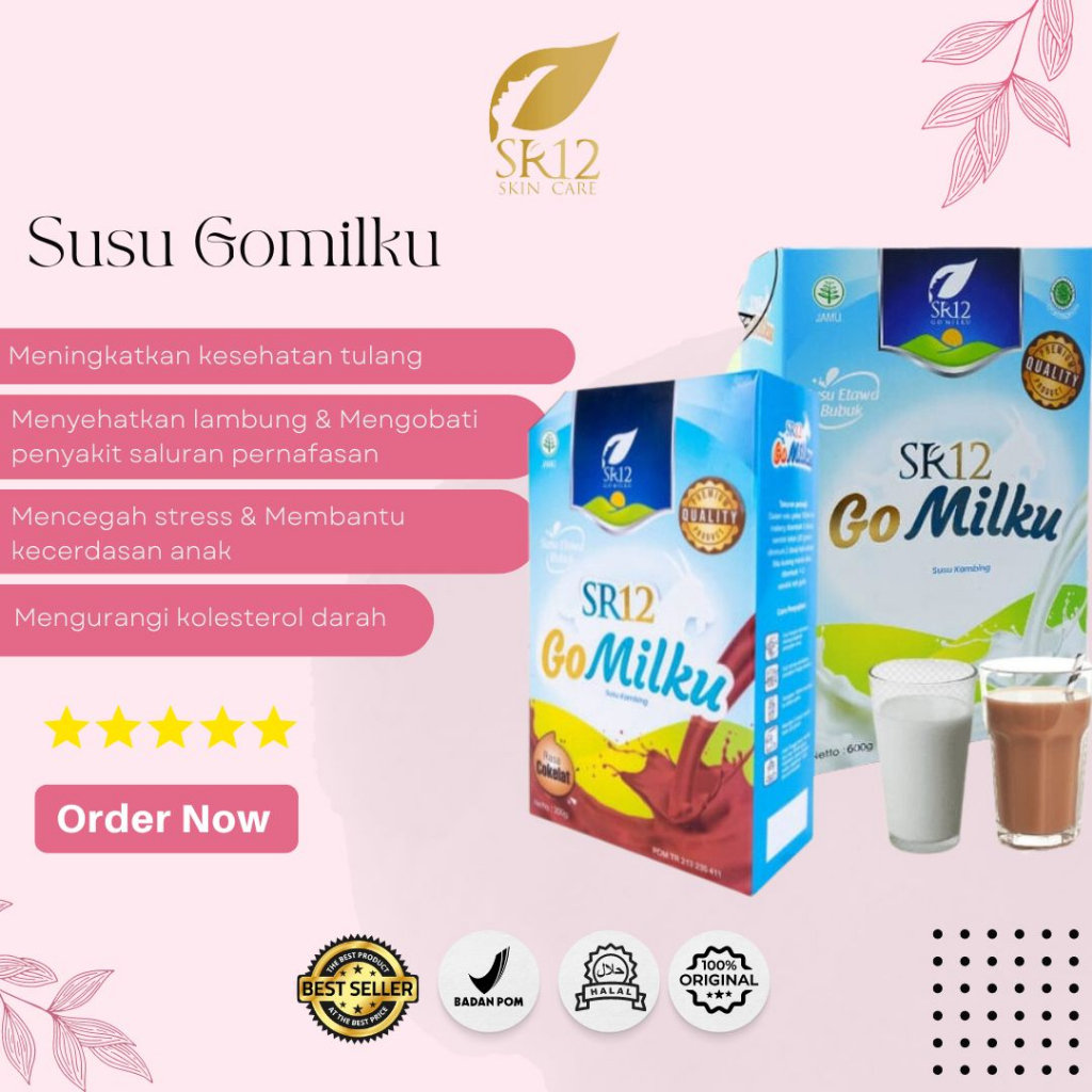 

GO MILKU SR12/Susu Kambing Etawa Premium Halal/Baik Untuk Kesehatan Tubuh