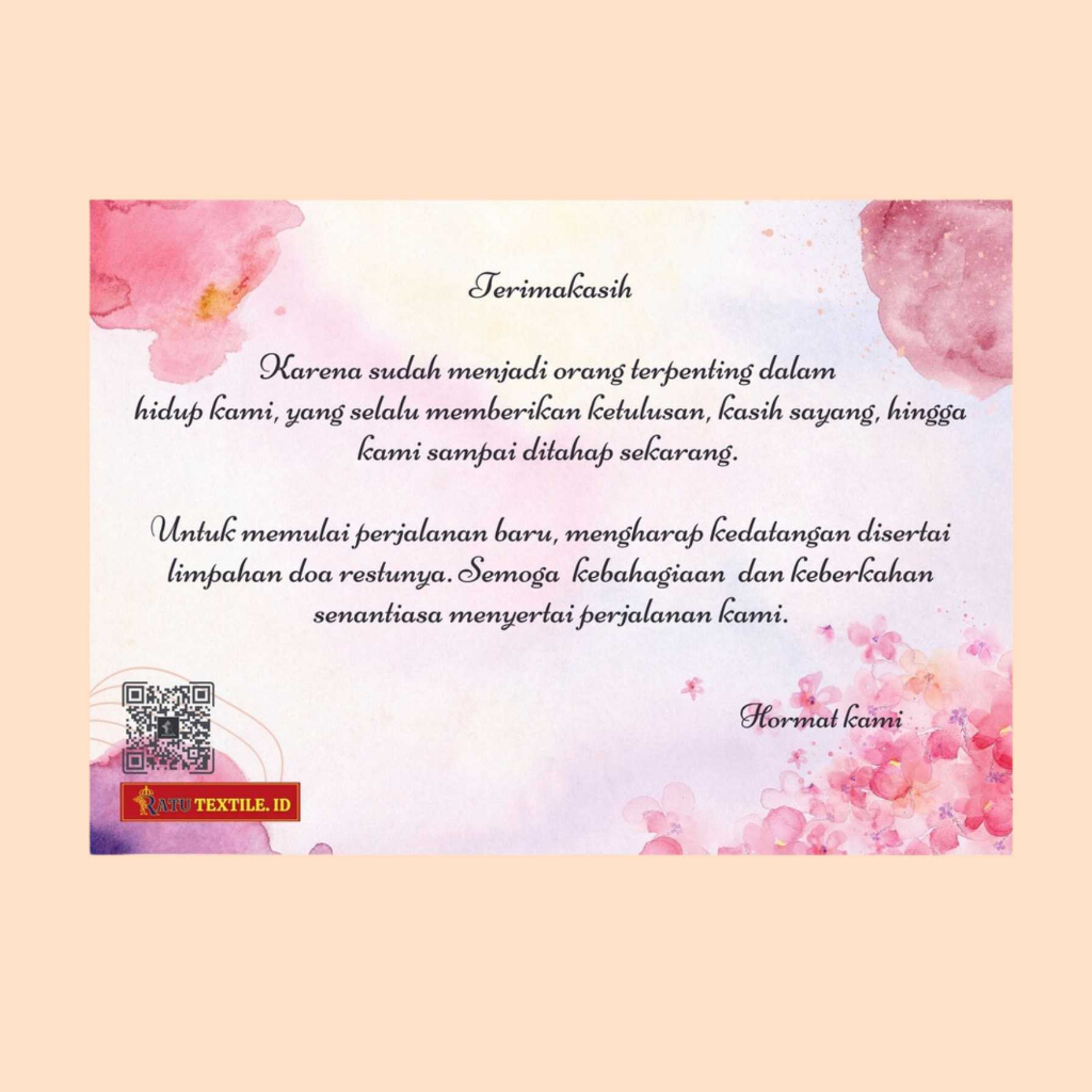 Aksesoris Paket Bridesmaid | Tas dan Kartu Ucapan