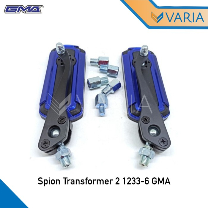 Spion Kotak Spion Koso Spion Kotak koso GMA Transformer BIRU universal semua motor Yamaha honda