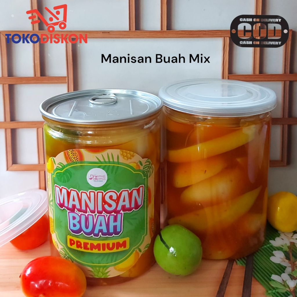 

Can Manisan Buah MIX Pedas Manis Salak Mangga Kedondong Thailand Kualitas Premium