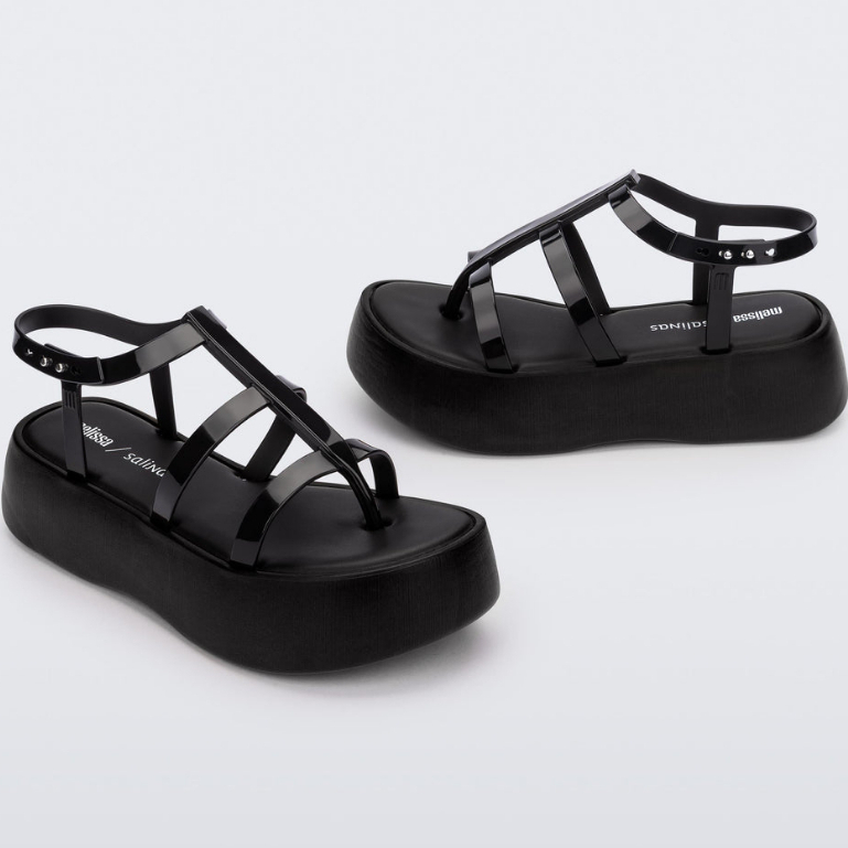 [NEW PRODUCT] Melissa Caribe High Platform Sandal Melissa Hak Tinggi Sepatu Sandal Meliisa Caribe Sandal Fashion Wanita