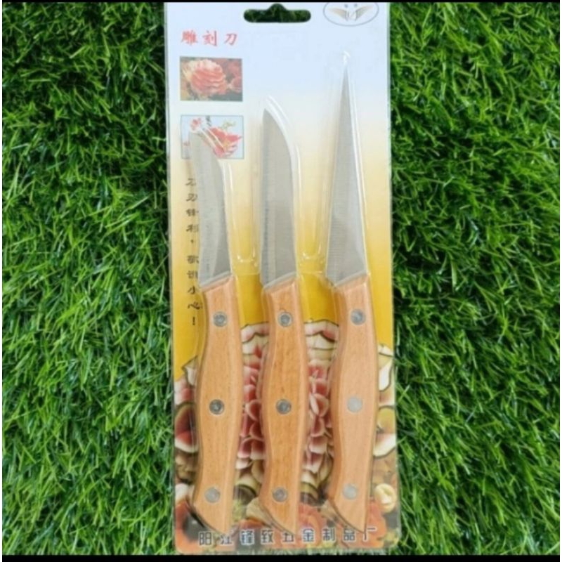 pisau garnish/pisau ukir set/pisau ukir buah/pisau camping tajam