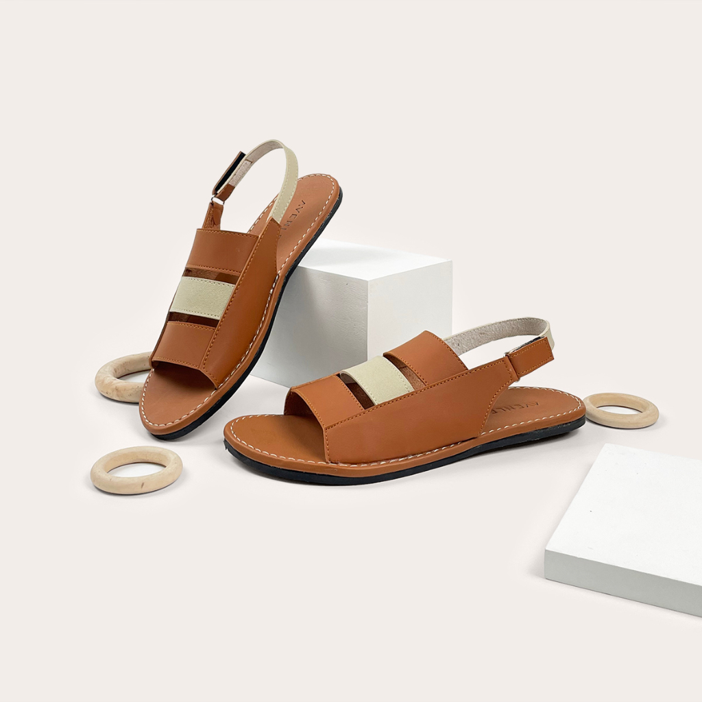 Sandal Tali Wanita Elegan Teplek Sol Karet yang Lentur Anti Licin Avenlee Alinea