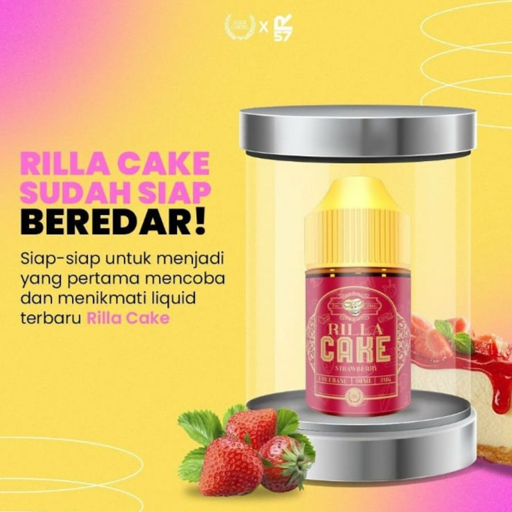 Liquid Freebase Rilla Cake V2 60ML Authentic By IJC X Hero57
