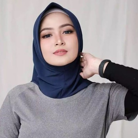 JILBAB PENDEK SPORT JERSEY HIJAB SPORTS AULIA TEBAL OLAHRAGA ANAK SEKOLAH DEWASA KENAN