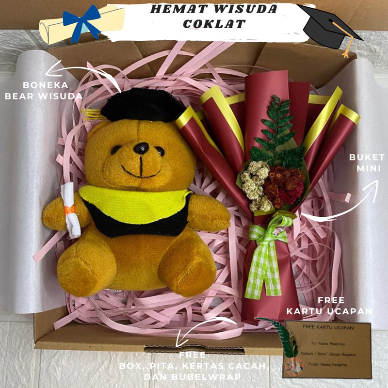 KADO WISUDA CEWEK KADO WISUDA COWOK HADIAH WISUDA GRADUATION GIFT HAMPERS WISUDA HAMPERS BONEKA WISUDA SNACK WISUDA BUKET WISUDA