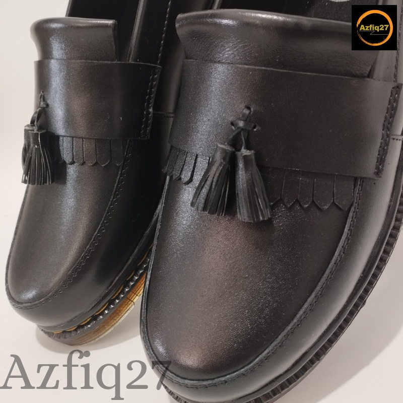 Sepatu Docmart Formal Pantofel Terbaru Casual Loafers Hitam Doff Kerja Kantor Kuliah Fashion Original Azfiq27 Doctmart Doff 01