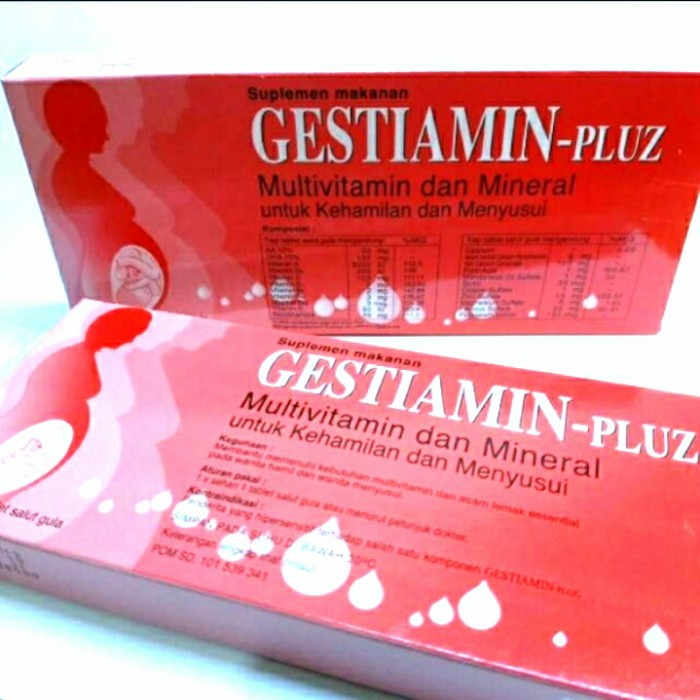 GESTIAMIN PLUZ VITAMIN IBU HAMIL DAN IBU MENYUSUI_Cerianti