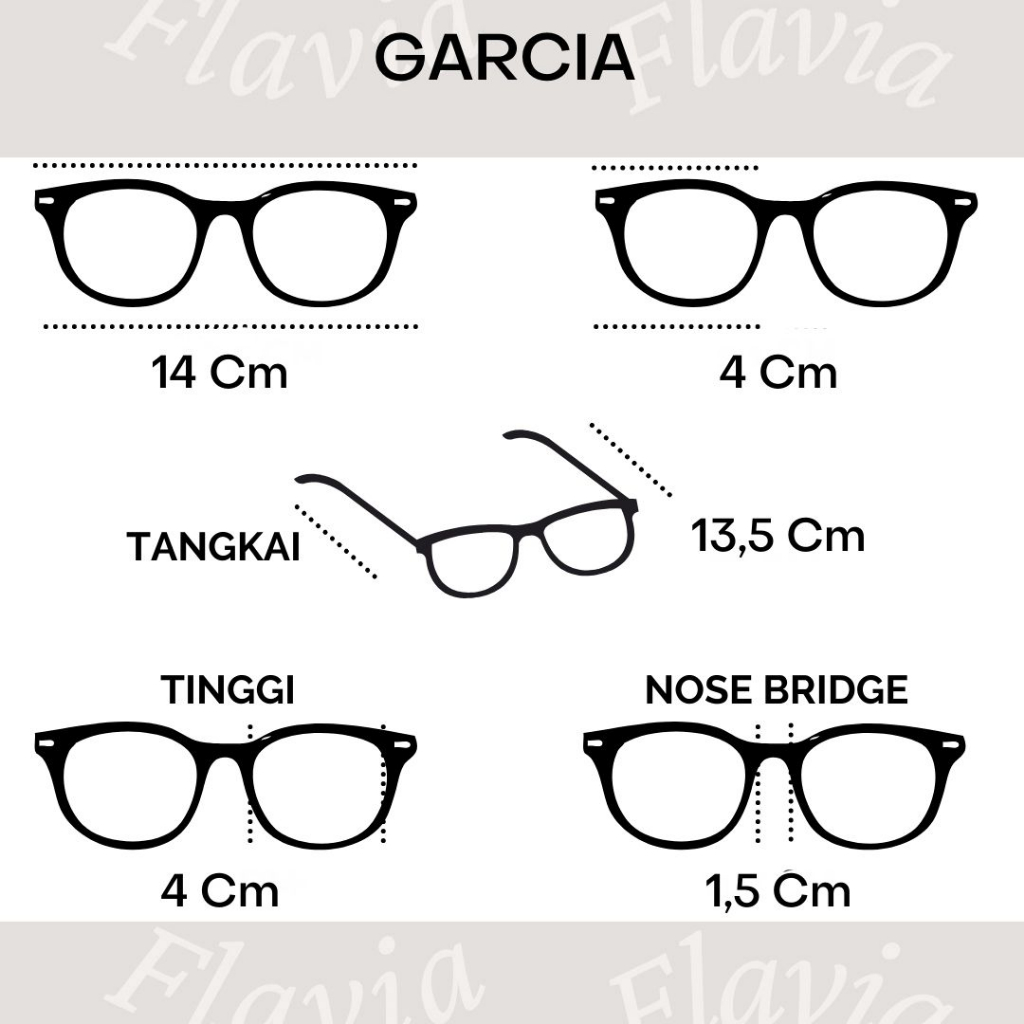 Flavia Eyewear - Kacamata Garcia Square Acetat (custom minus, photochromic, blueray, bluechromic dan photobrown)