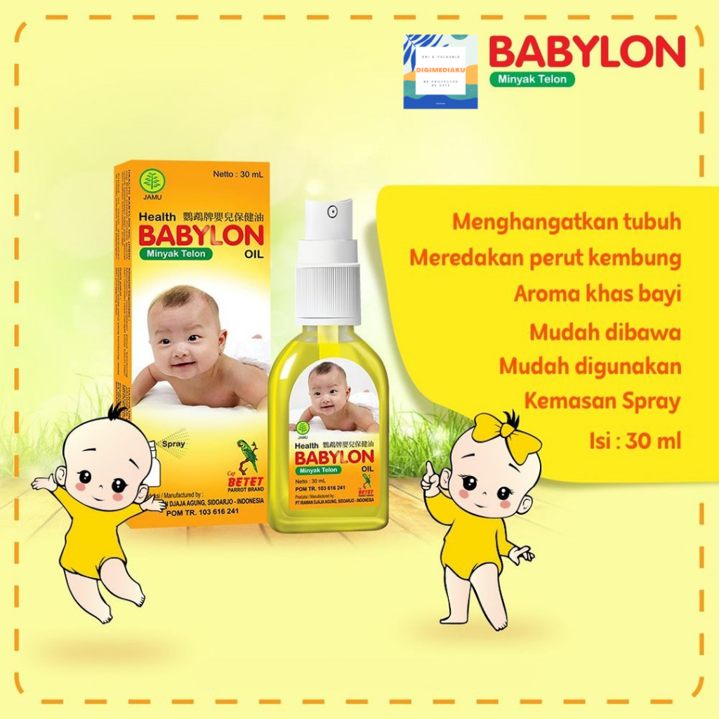 MINYAK TELON BABYLON SPRAY 30 ml MINYAK TELON BAYI